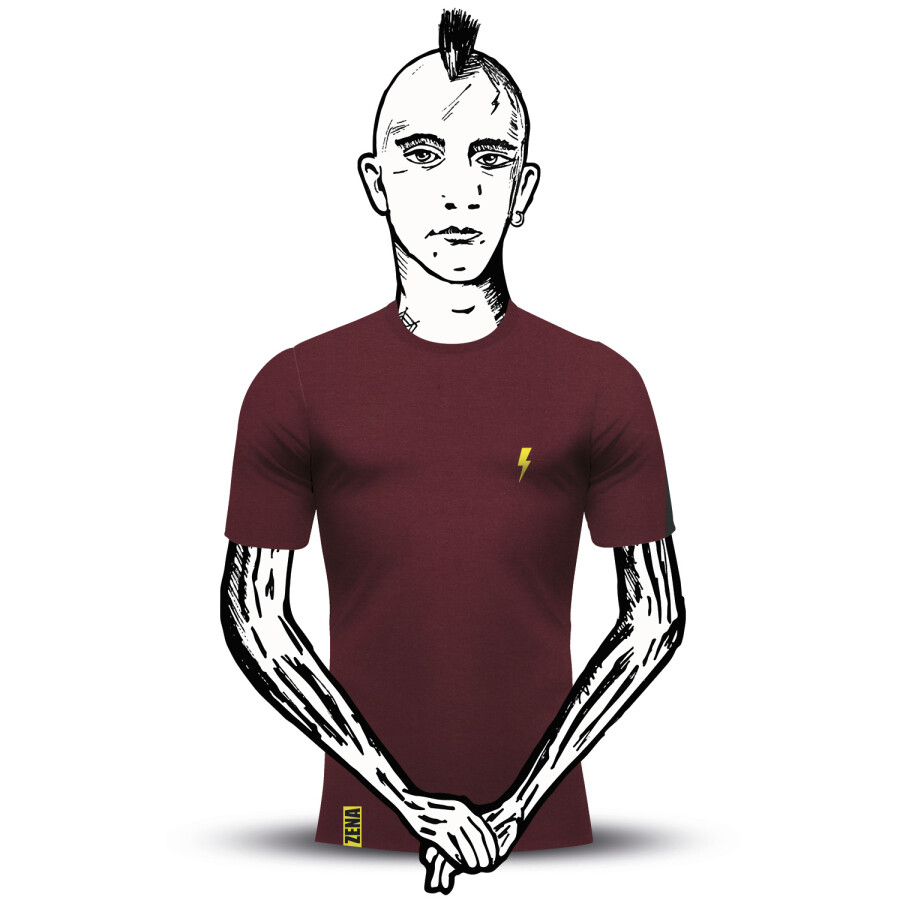 Zena T-shirt Flash Burgundy M